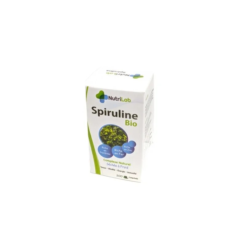 NutriLab  NutriLab Spiruline Bio 200 Comprimés