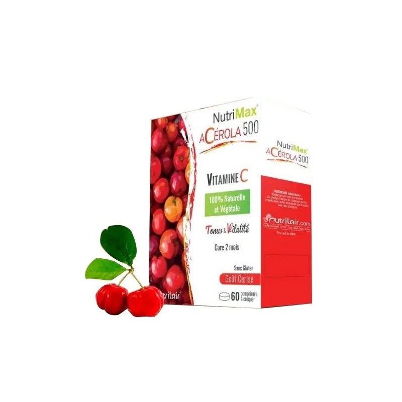 NUTRIMAX NUTRIMAX ACEROLA 500MG /60 CPS