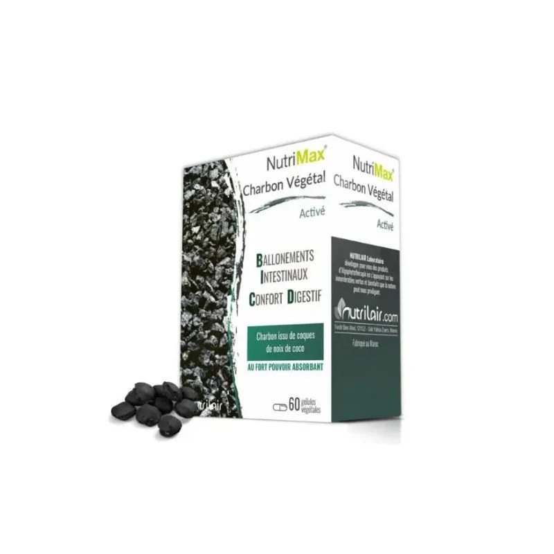 NUTRIMAX Nutrimax Charbon Vegetal Active 60 Gelules
