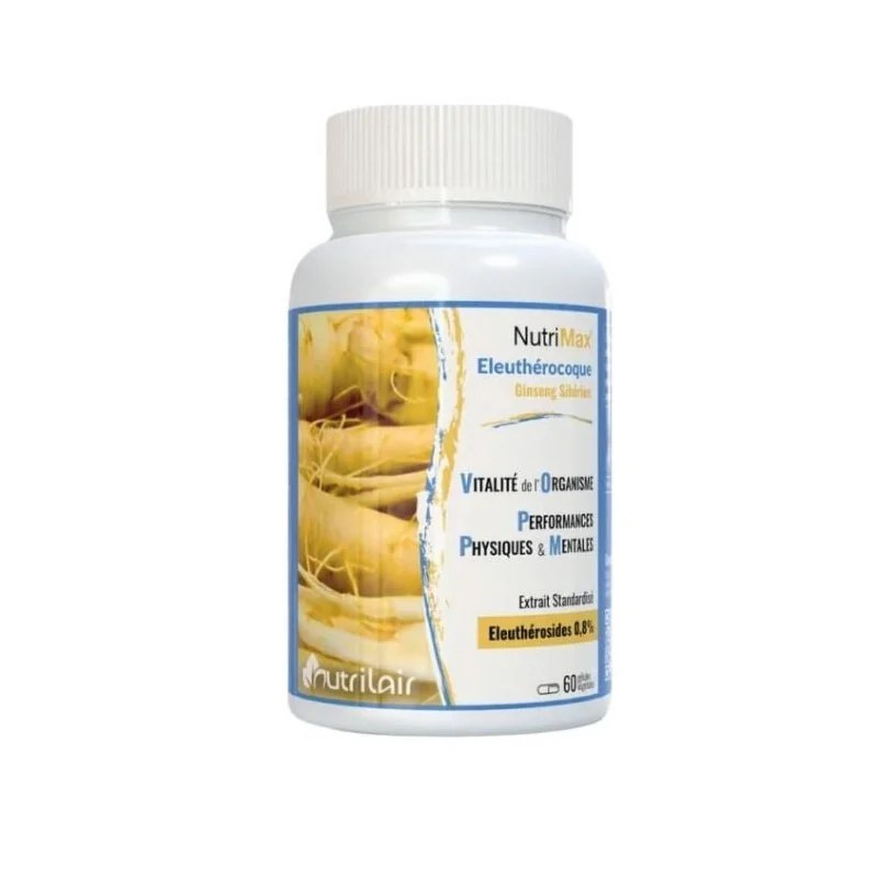 NUTRIMAX NUTRIMAX ELEUTHEROCOQUE 60 GELULES VEGETALES