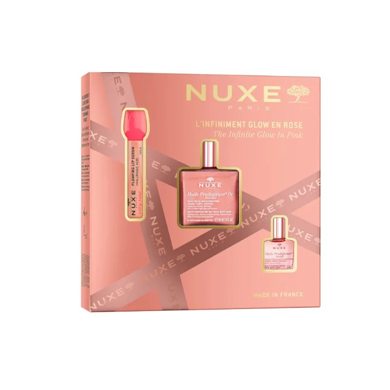 NUXE NUXE COFFRET PRODIGIEUX GLOW EN ROSE