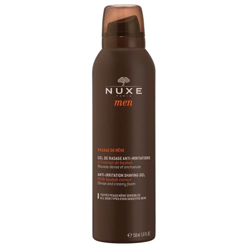 NUXE NUXE MEN GEL DE RASAGE 150ml Anti-Irritations - Hypoallergénique
