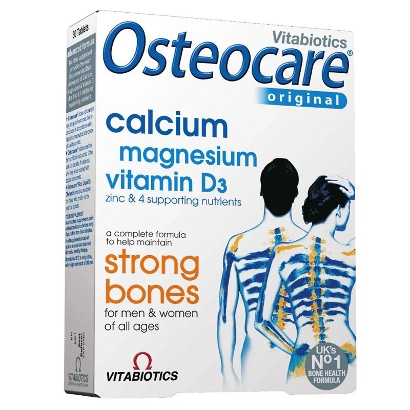 OSTEOCARE Osteocare Calcium, Magnesium, Zinc, Vitamine D3 (30 Capsules)