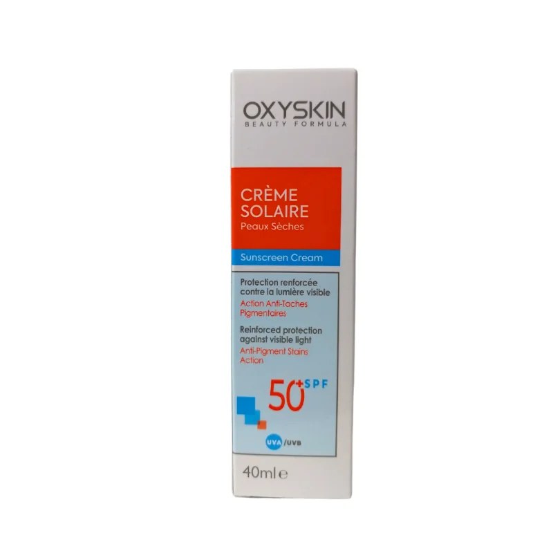 OXYSKIN Oxyskin Ecran Solaire Peaux Grasses spf50+ 40ml