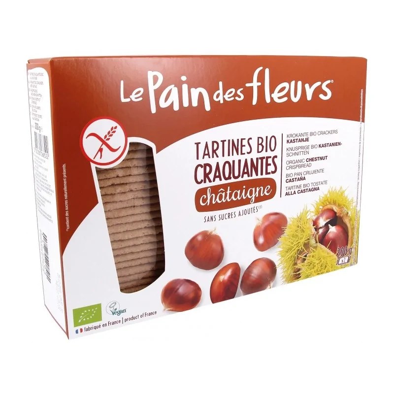 Pain des fleurs Le Pain des Fleurs Tartines Craquantes à la Châtaigne 300G