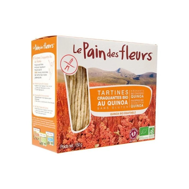 Pain des fleurs Le Pain des Fleurs Tartines Craquantes au Quinoa 150G