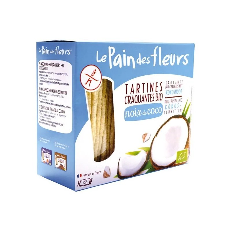 Pain des fleurs Le Pain des Fleurs Tartines Craquantes Noix de Coco 150G