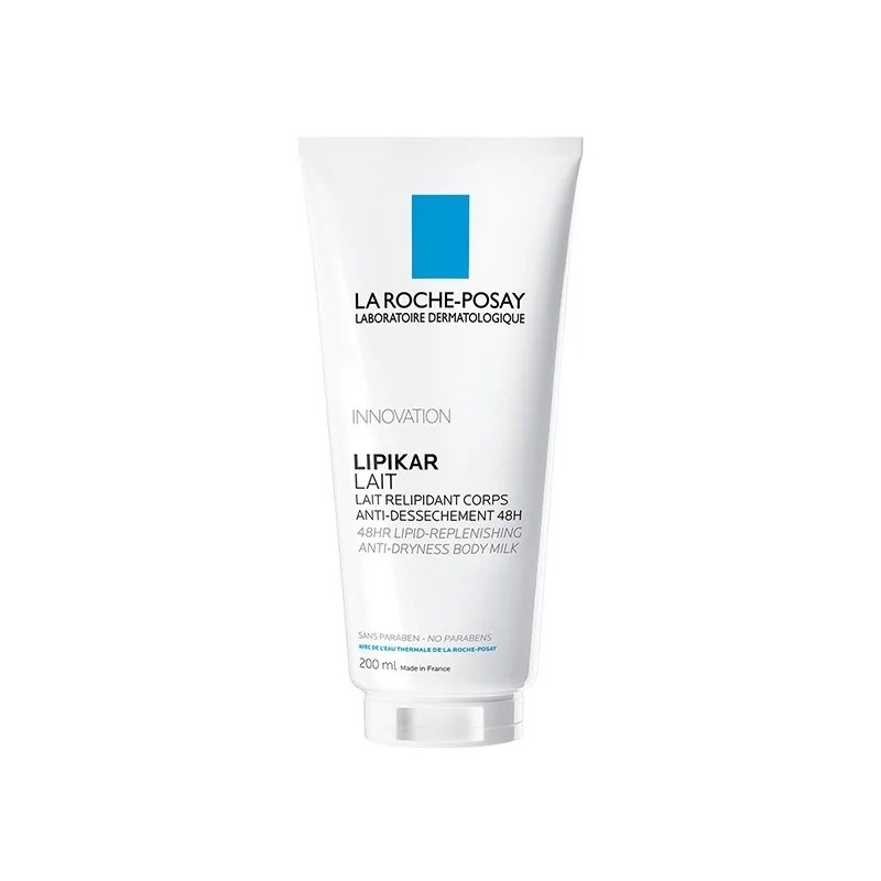 LA ROCHE-POSAY LIPIKAR LAIT Emolient 200ml Relipidant Corps Anti-Déssèchement