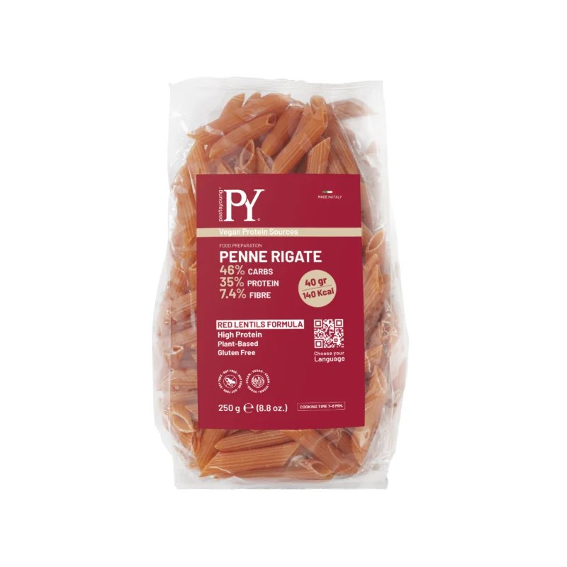PASTA YOUNG PASTA YOUNG PENNE LENTILLE CORAIL PROTEINE 35% 250G