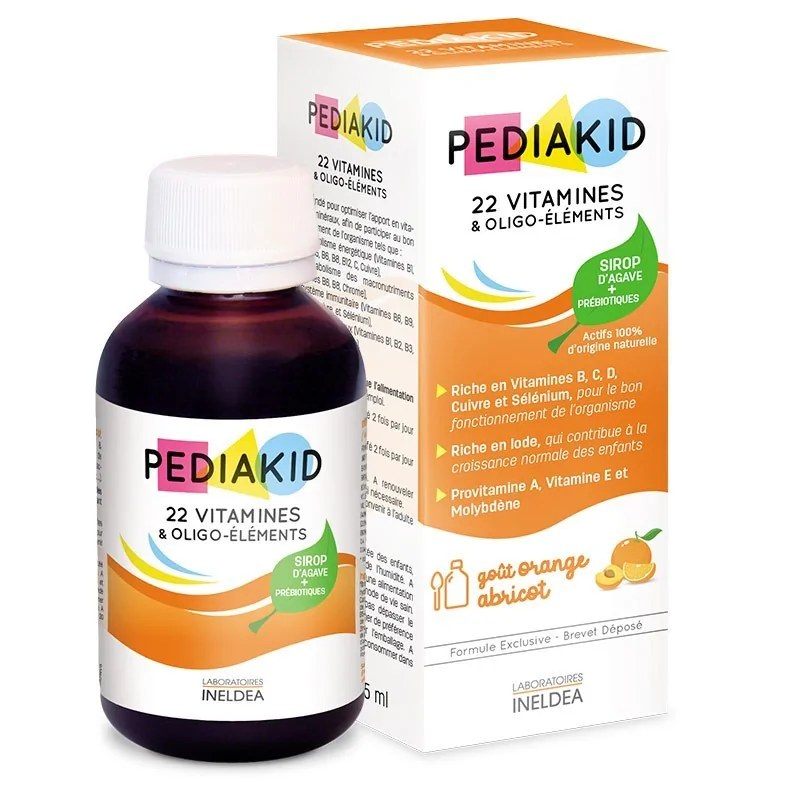 PEDIAKID  PEDIAKID 22 VITAMINES ET OLIGO-ÉLÉMENTS 125lml