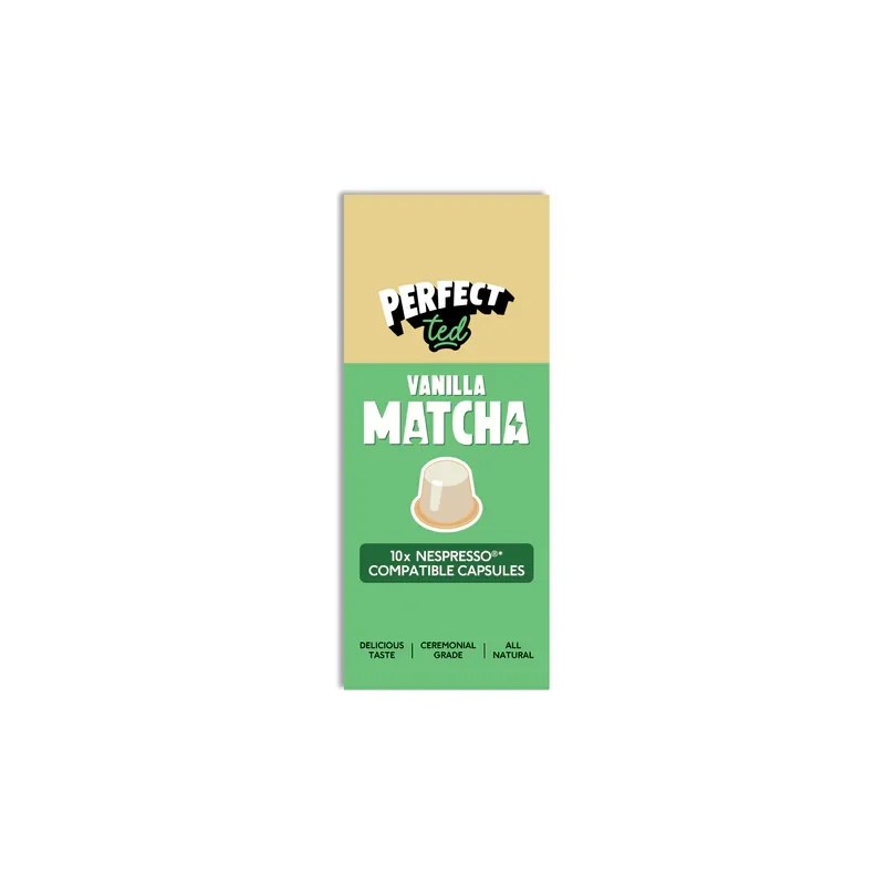 PERFECT TED PERFECT TED CAPSULES MATCHA VANILLE 10*5