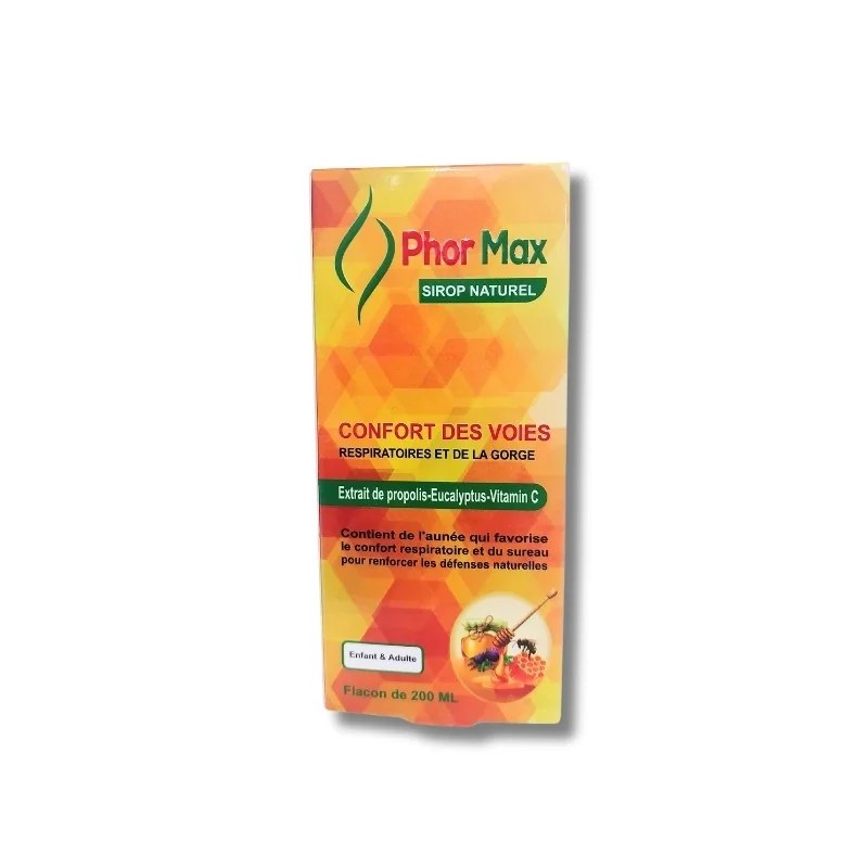 Phormax Phormax Sirop Naturel Propolis Eucalyptus Vitamine C 200ml