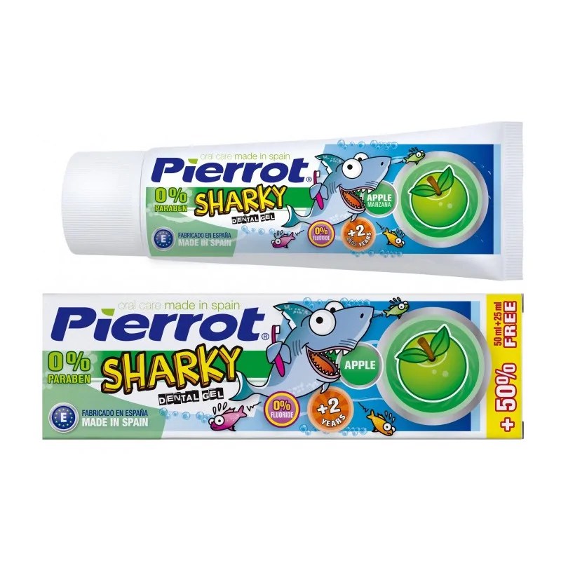 PIERROT PIERROT DENTIFRICE SHARKY GOUT POMME 75 ML - 125
