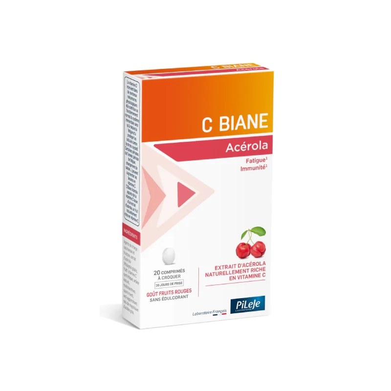 pileje PILEJE  C Biane Acérola - 20 comprimés