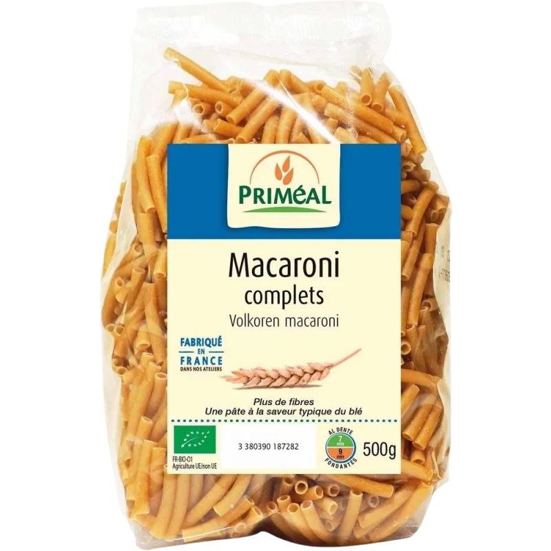 Priméal Primeal Macaroni complets 500g