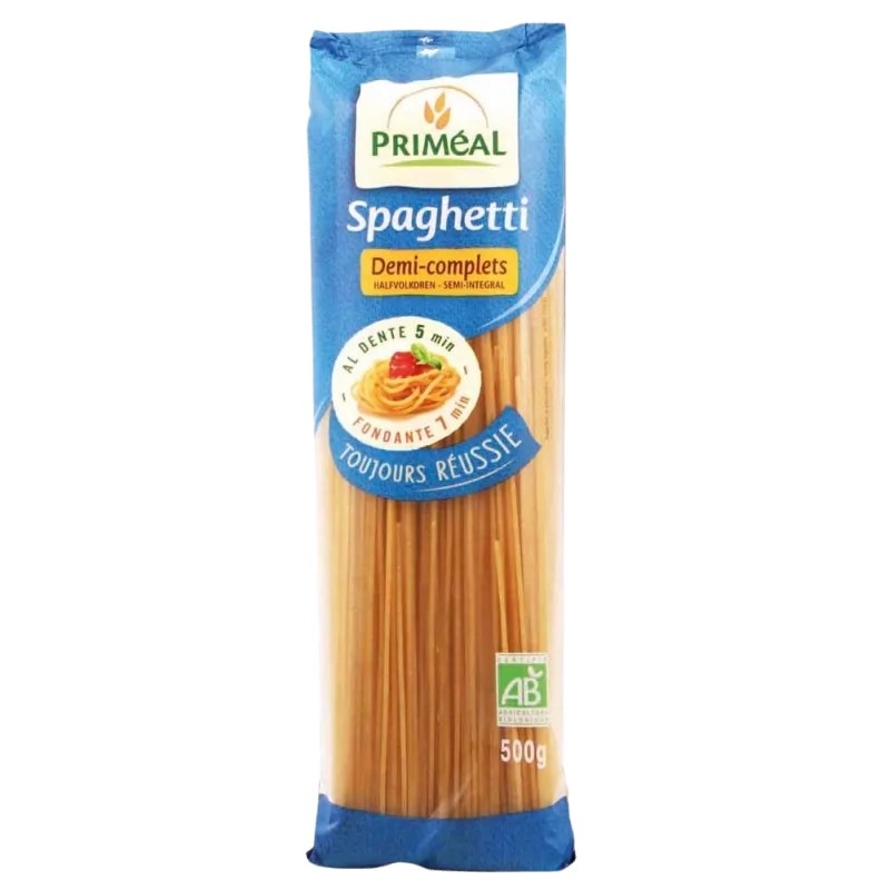 Priméal Primeal Spaghetti Demi-complètes 500G