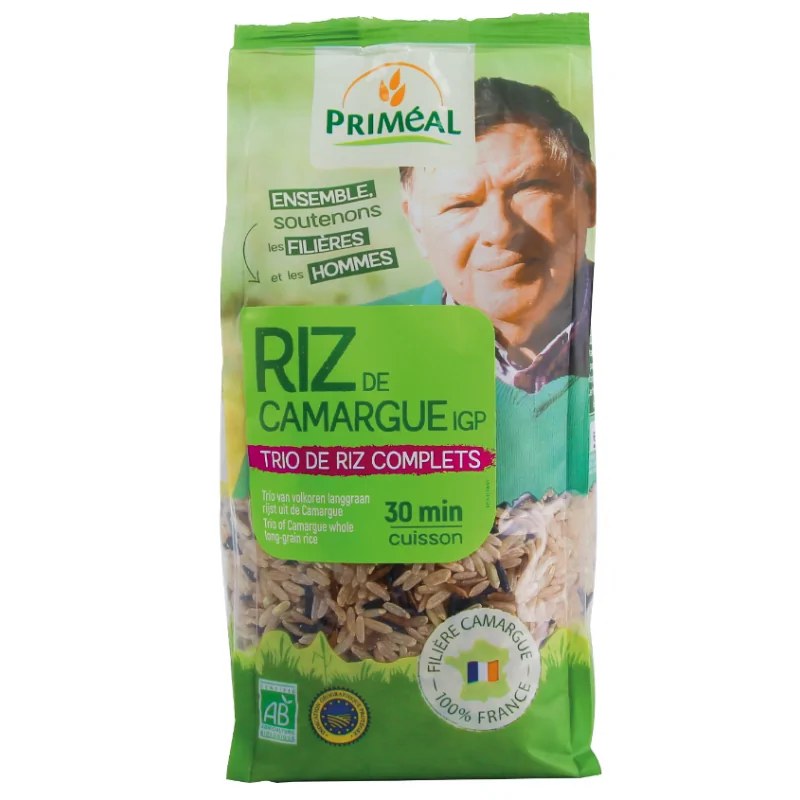 Priméal Primeal Trio de riz de camargue 500g
