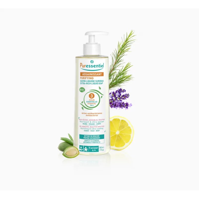 PURESSENTIEL PURESSENTIEL ASSAINISSANT SAVON SURGRAS - 500 ML