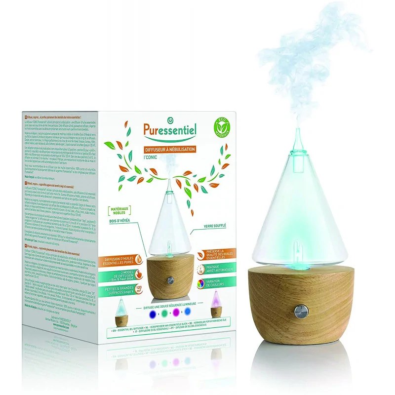 PURESSENTIEL PURESSENTIEL DIFFUSEUR HE NEBULATION ICONIQUE BOIS