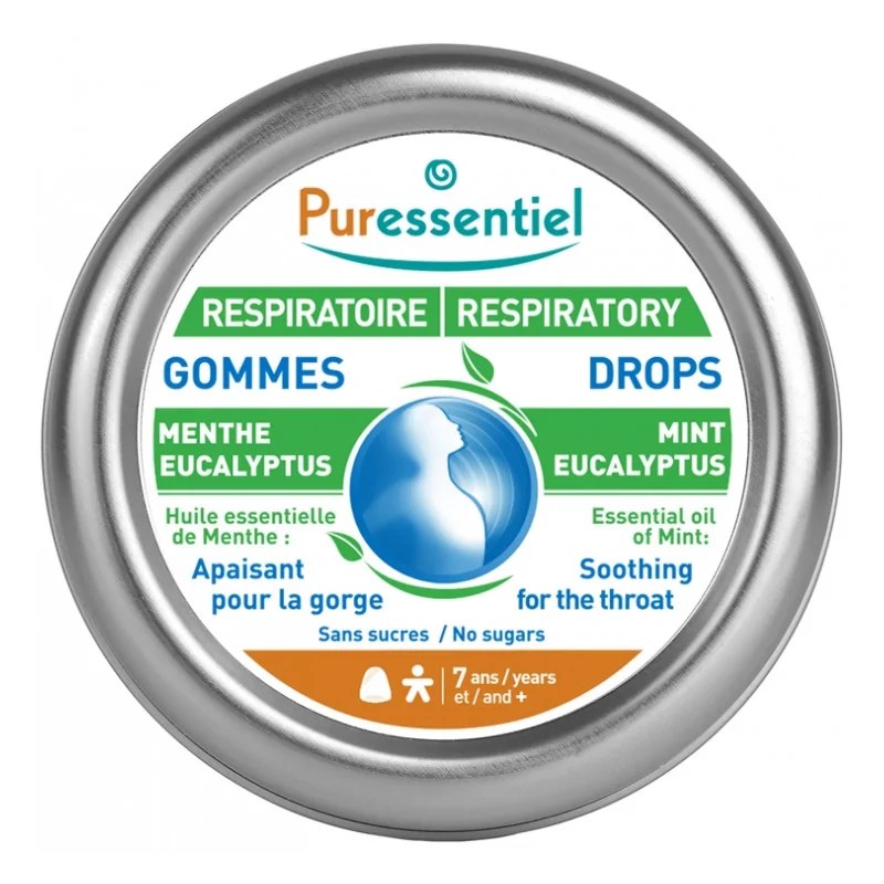 PURESSENTIEL PURESSENTIEL RESPIR GOMMES ADOUCISSANTES 45 GR