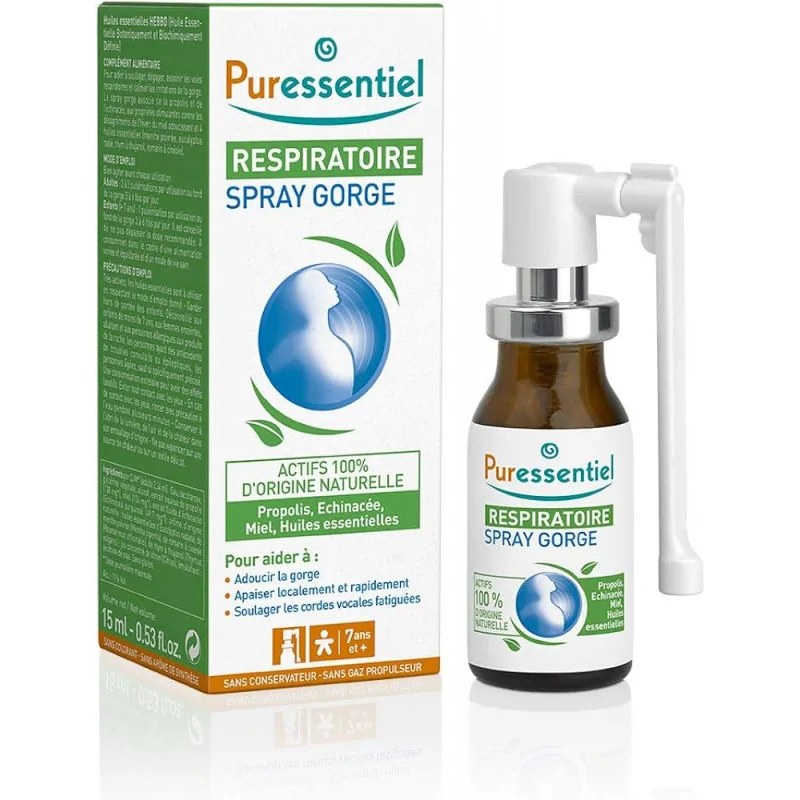 PURESSENTIEL PURESSENTIEL RESPIR SPRAY GORGE RESPIRATOIRE 15 ML