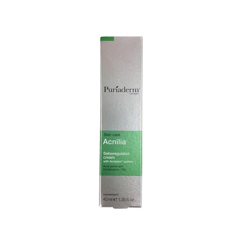 puriaderm Puriaderm Acnilia crème seboregulatrice 40ml