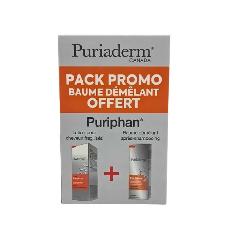 puriaderm Puriaderm Pack Puriphan Lotion Anti-Chute 120ML Achete + Puriphan Baume Demelant Offert