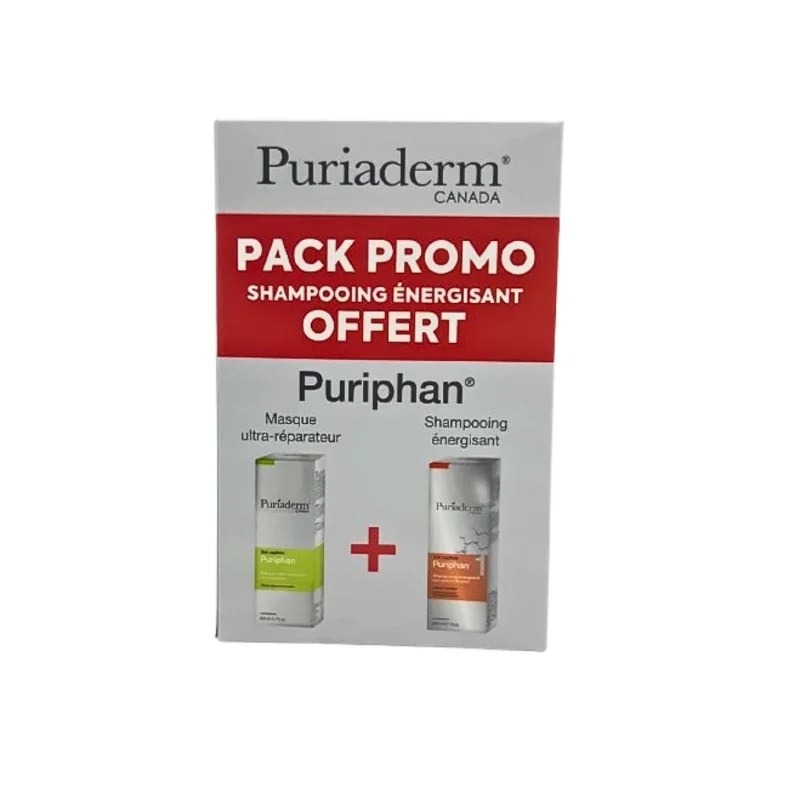puriaderm Puriaderm Pack Puriphan Masque Ultra-Reparateur 200ml+Puriphan Shampoing Energissant