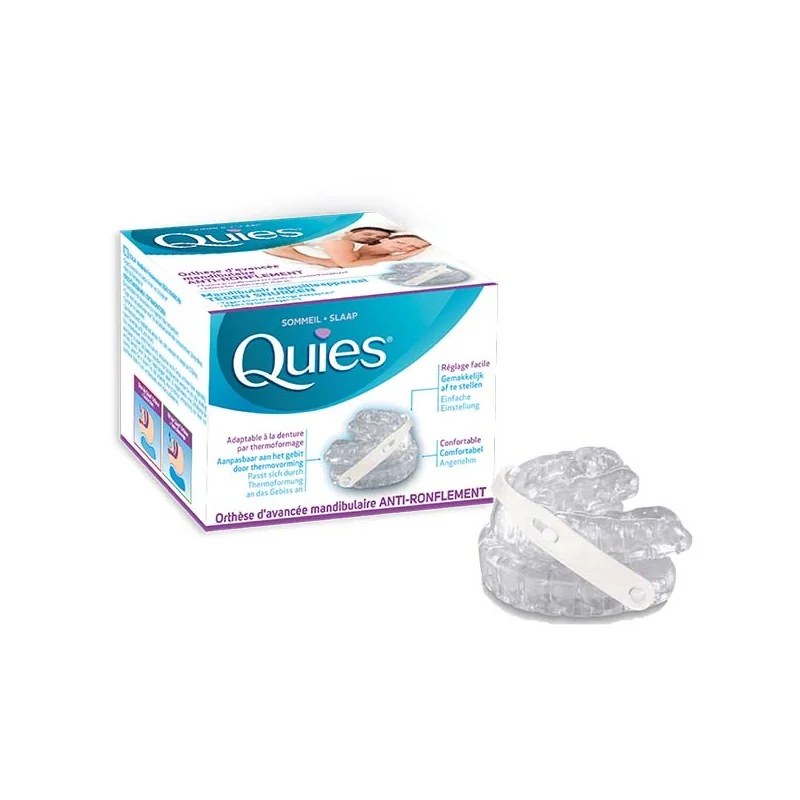QUIES QUIES Orthèse d'Avancée Mandibulaire Anti-ronflement