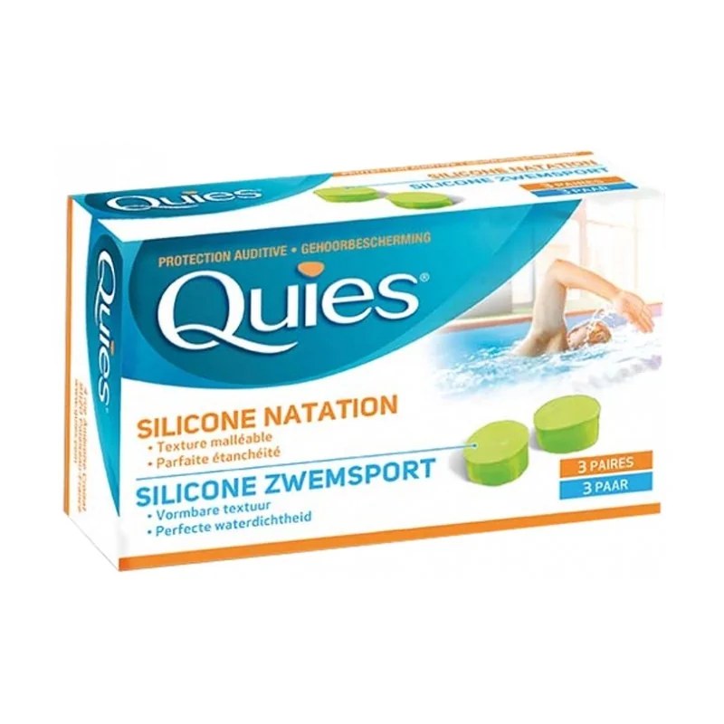 QUIES QUIES SILICONE NATATION ADULTE 3 Paires