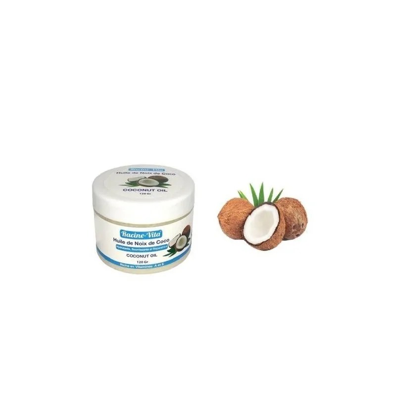 Racine-Vita Racine vita Huile noix de coco en pot 120g