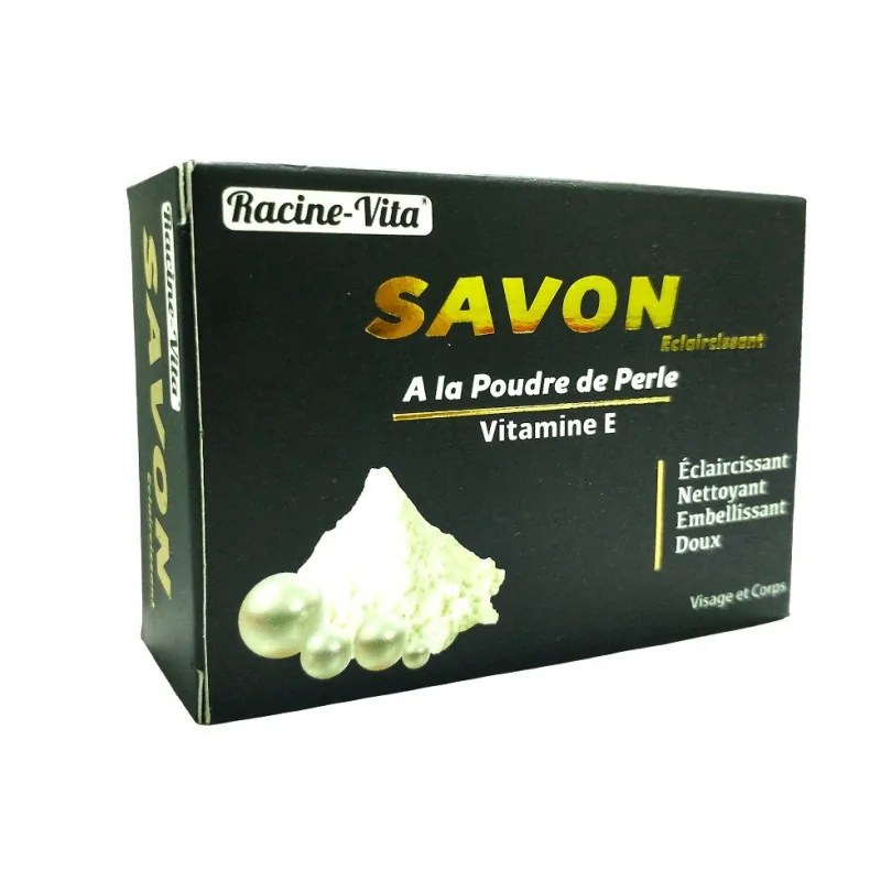 Racine-Vita Racine Vita Savon éclaircissant a la poudre de perle et vitamine E 80 gr