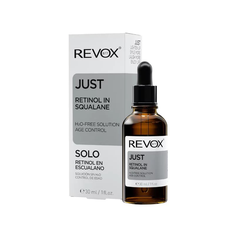 Revox REVOX B77 JUST RETINOL IN SQUALANE H20-FREE SOLUTION AGE CONTROL, 30ml