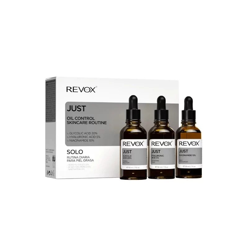 Revox REVOX B77 JUST Routine de Soins de la Peau pour le Contrôle du Sébum 3*30ml