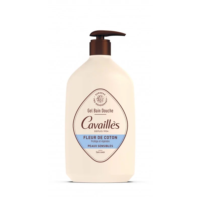 ROGE CAVAILLES ROGÉ CAVAILLES BAINS GEL SURGRAS BAIN ET DOUCHE FLEUR DE COTON 1L