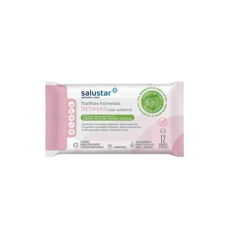 SALUSTAR SALUSTAR Lingettes Humides Hygiène Intime 12 unités