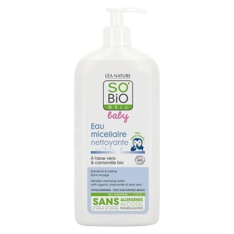 SO'BiO SO BIO Baby Eau Micellaire Nettoyante 500ml