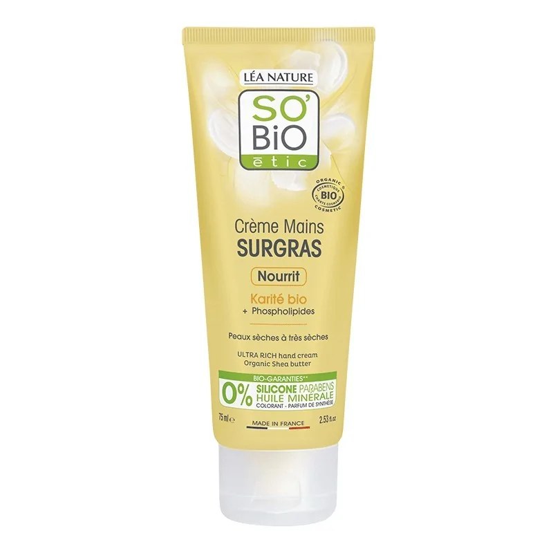 SO'BiO So bio Creme mains karité 75 ML