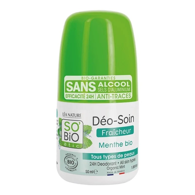SO'BiO SO BIO DÉO-SOIN FRAÎCHEUR MENTHE 50ML