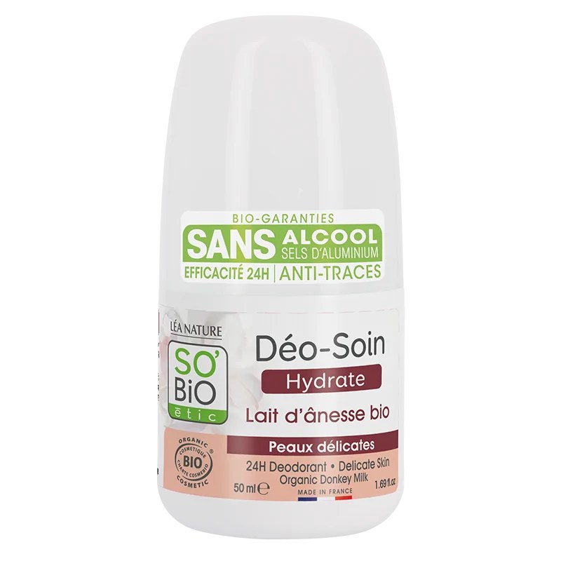 SO'BiO So Bio Déodorant Douceur au Lait d’Ânesse 50Ml