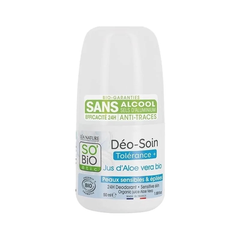 SO'BiO So Bio DEODORANT TOLÉRANCE+ ALOE VERA  50ML
