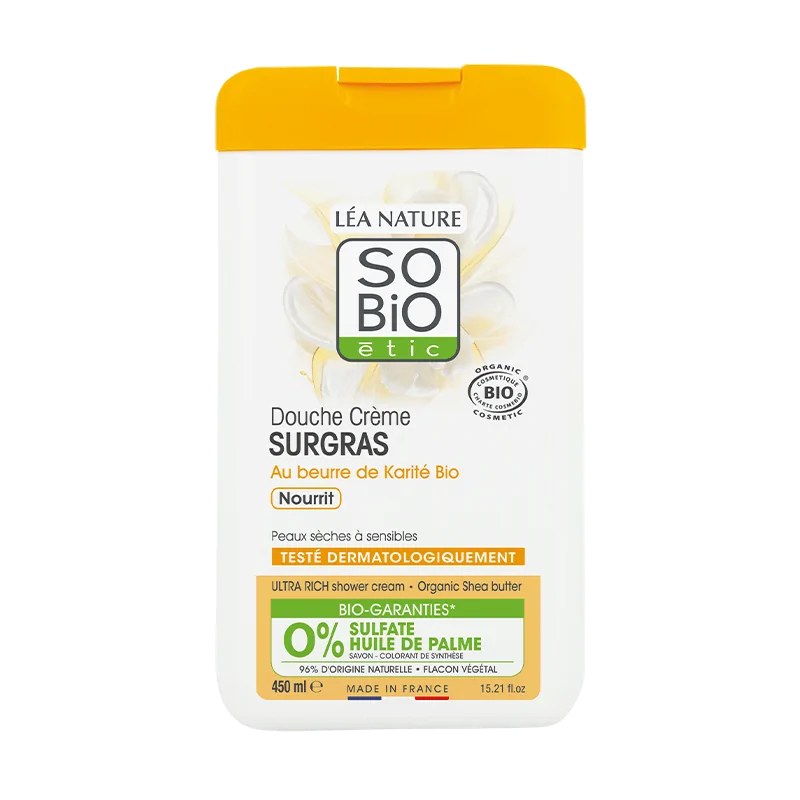 SO'BiO SO’BIO DOUCHE CREME SURGRAS KARITE 450ML