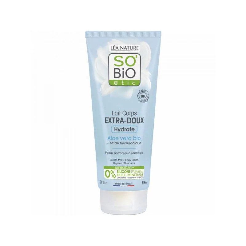 SO'BiO So Bio Lait Corps Extra Doux Aloe Vera 200Ml