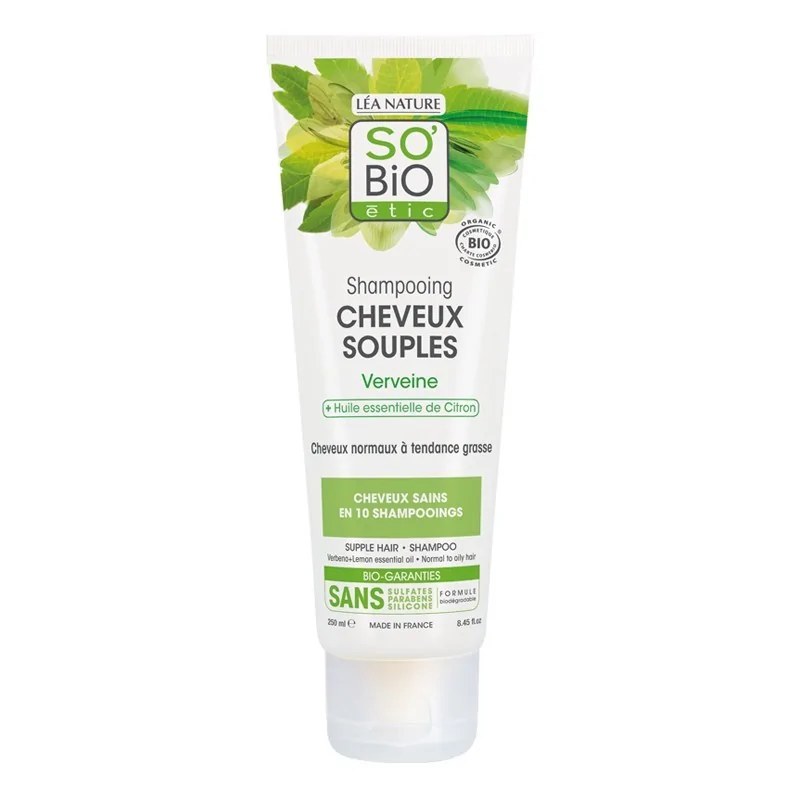 SO'BiO SO BIO Shampoing cheveux souples verveine 250ml