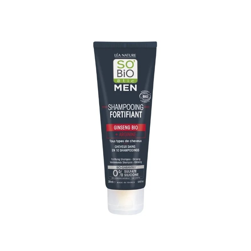 SO'BiO SO BIO SHAMPOING MEN FORTIFIANT GINSENG 250ML
