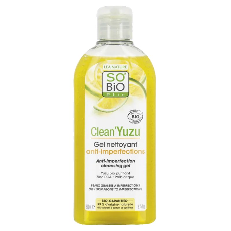 SO'BiO So Bio Yuzu Gel Nettoyant Anti-imperfections 200Ml