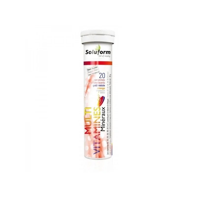 SOLUFORM SOLUFORM MULTI VITAMINES MINERAUX 20 COMPRIMES