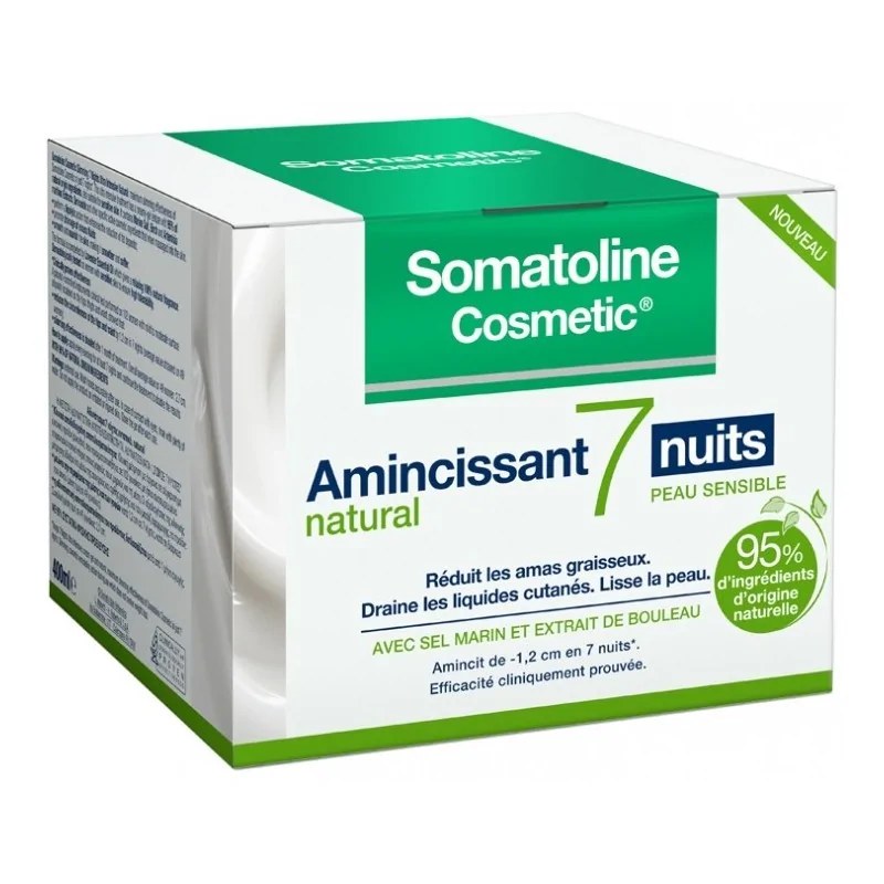 Somatoline Cosmetic SOMATOLINE AMINCISSANT 7 NUITS NATURAL 400ML MINCEUR PEAUX SENSIBLES