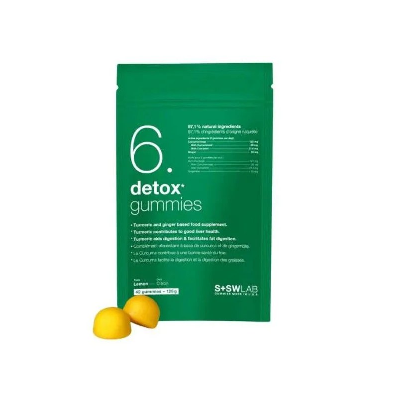 SSWLAB SSWLAB 6 DETOX GUMMIES 126G 42 GUMMIES GOUT CITRON