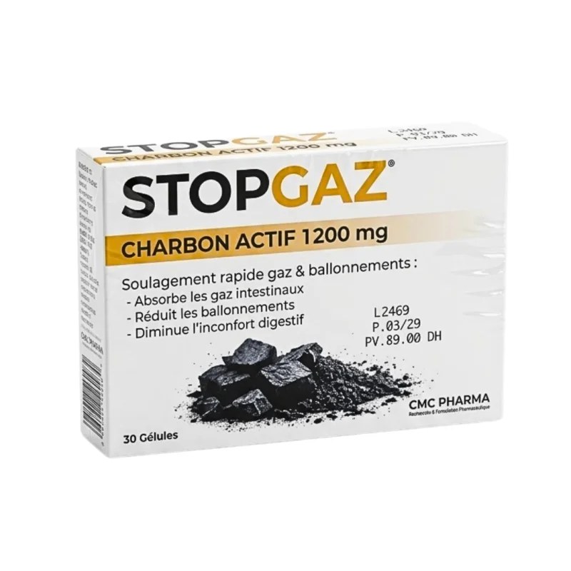 STOPGAZ STOPGAZ Charbon Actif 1200mg 30 Gelules